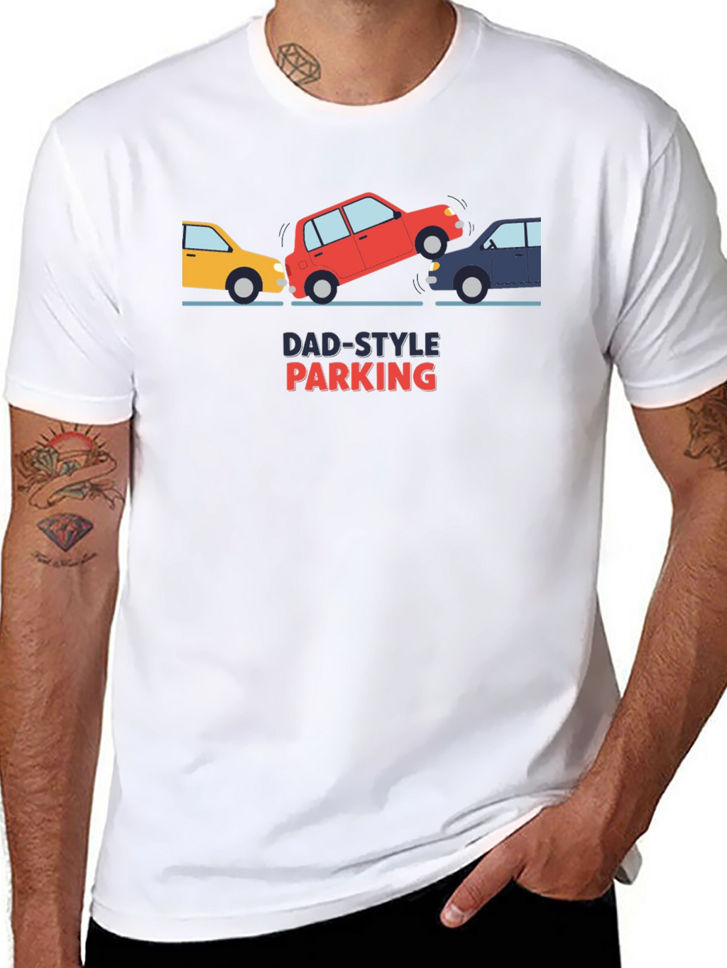 Dad-Style Parking Graphic Tee