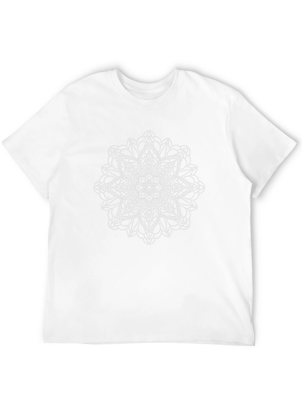 Mandala Design Black T-Shirt