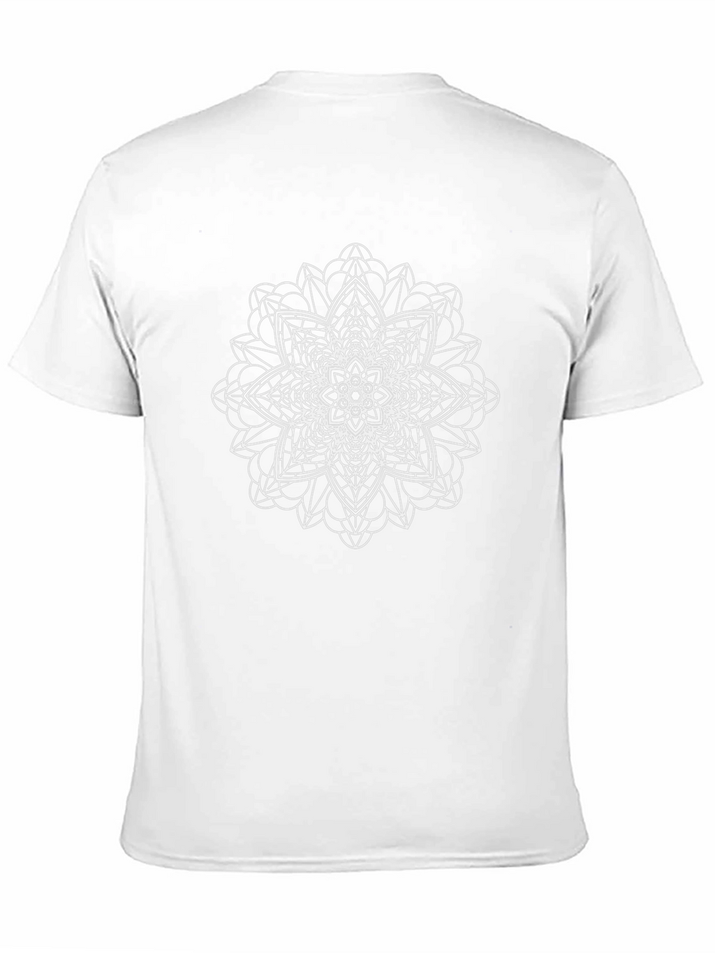 Mandala Design Black T-Shirt