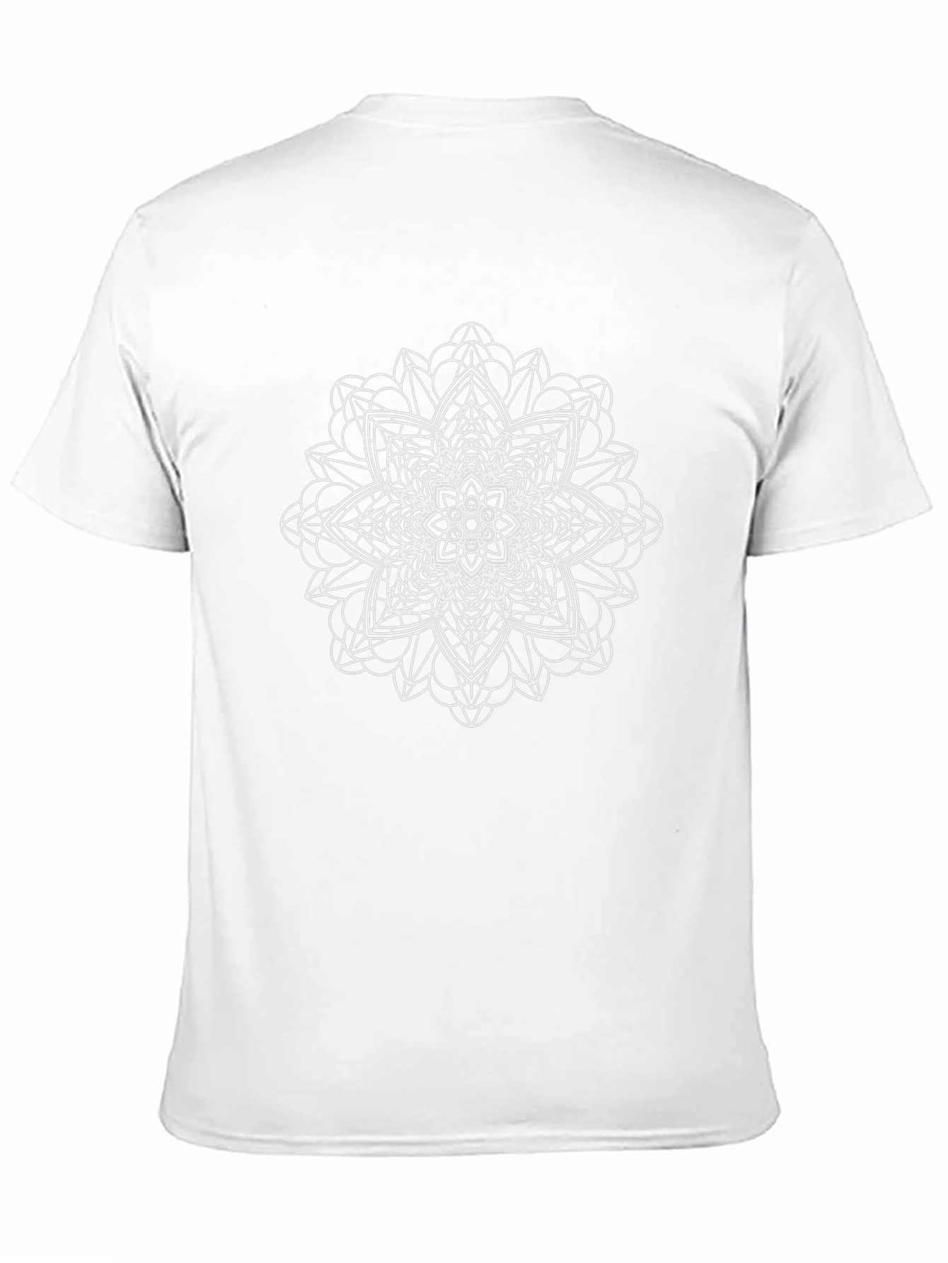 Mandala Design Black T-Shirt