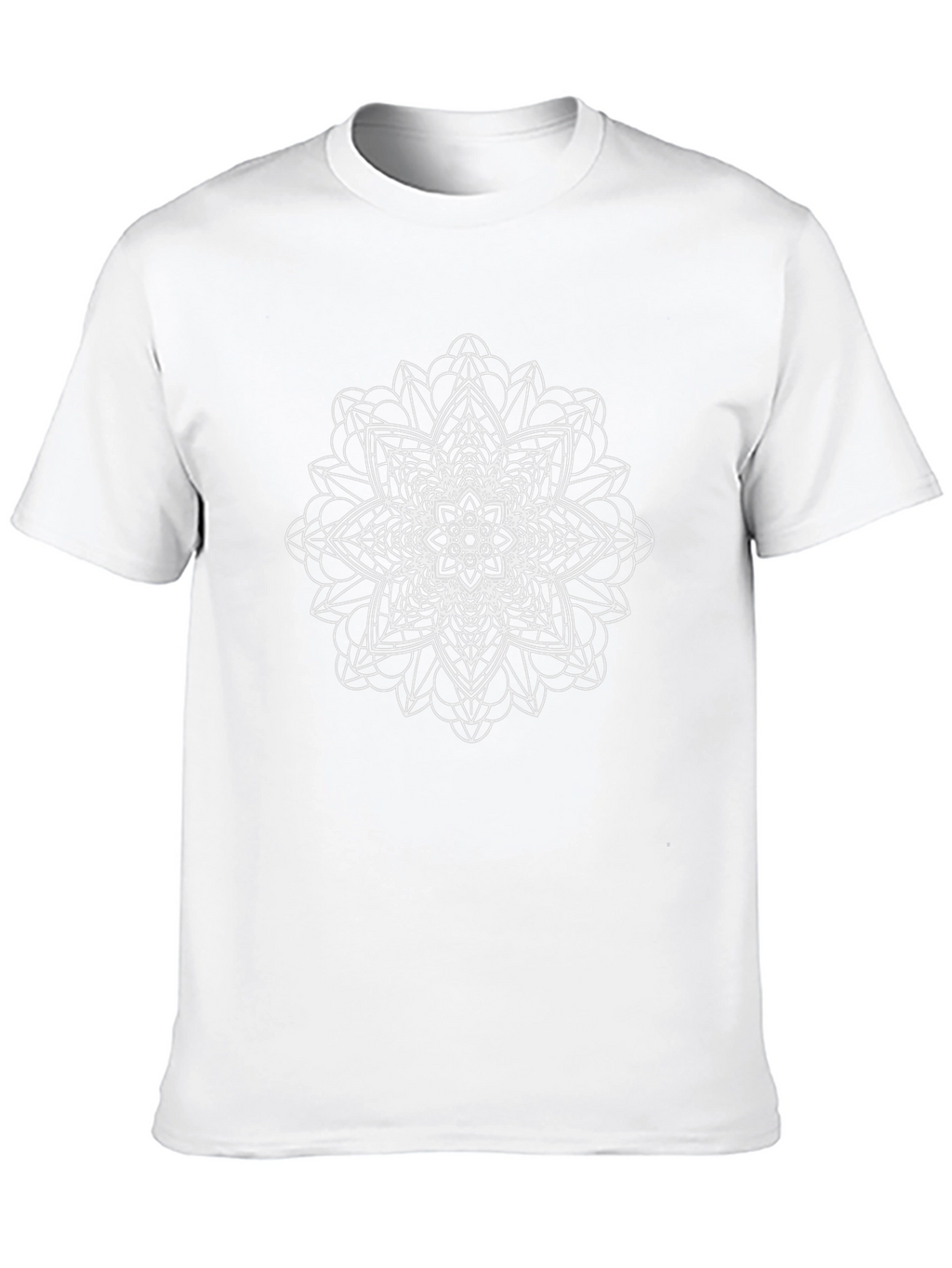 Mandala Design Black T-Shirt