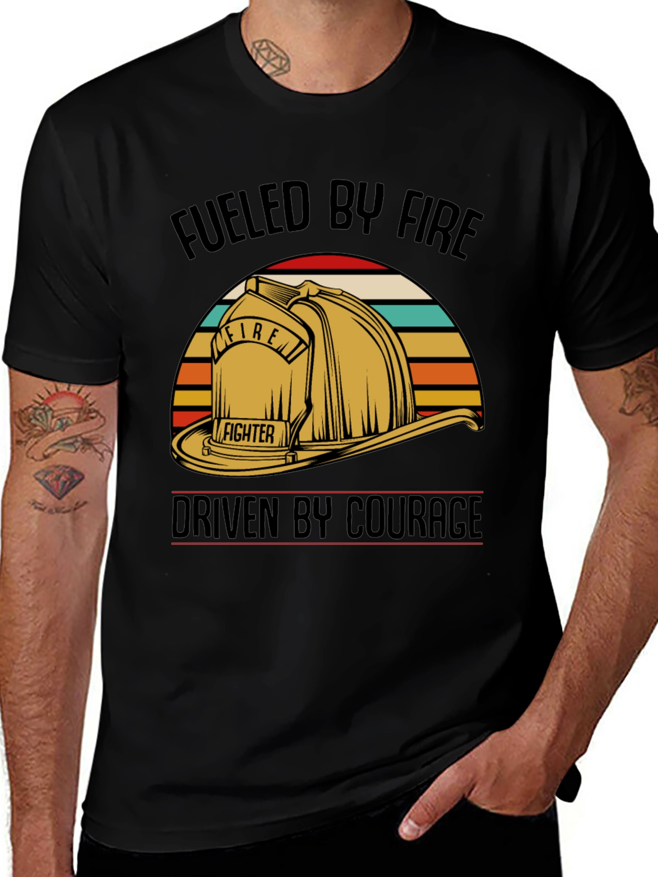 Fueled by Fire Driven by Courage T-Shirt