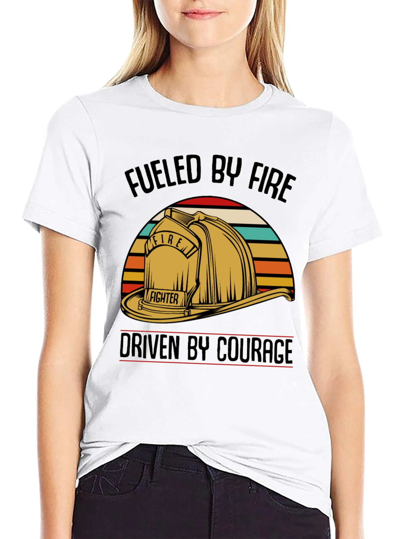 Fueled by Fire Driven by Courage T-Shirt