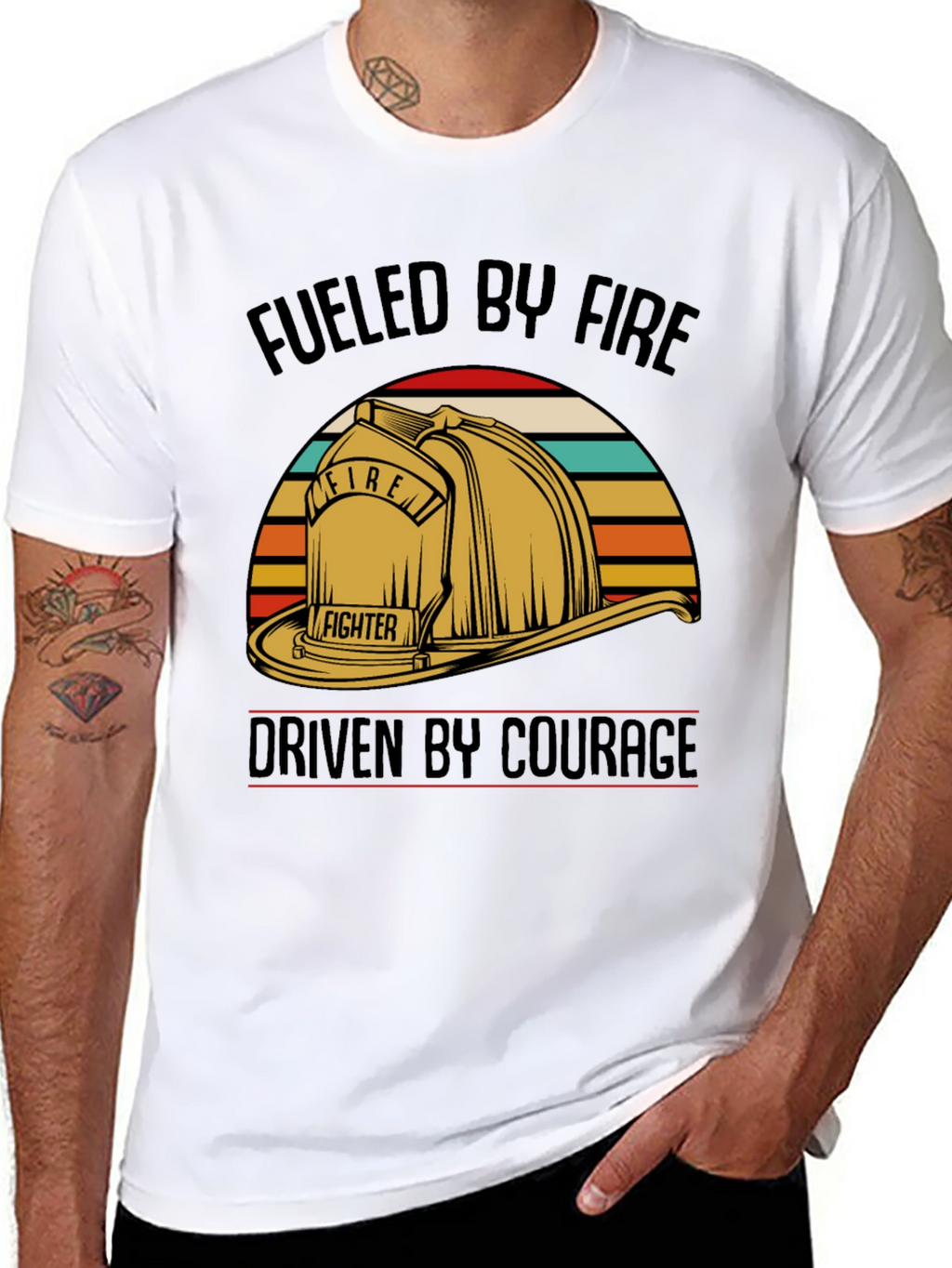 Fueled by Fire Driven by Courage T-Shirt