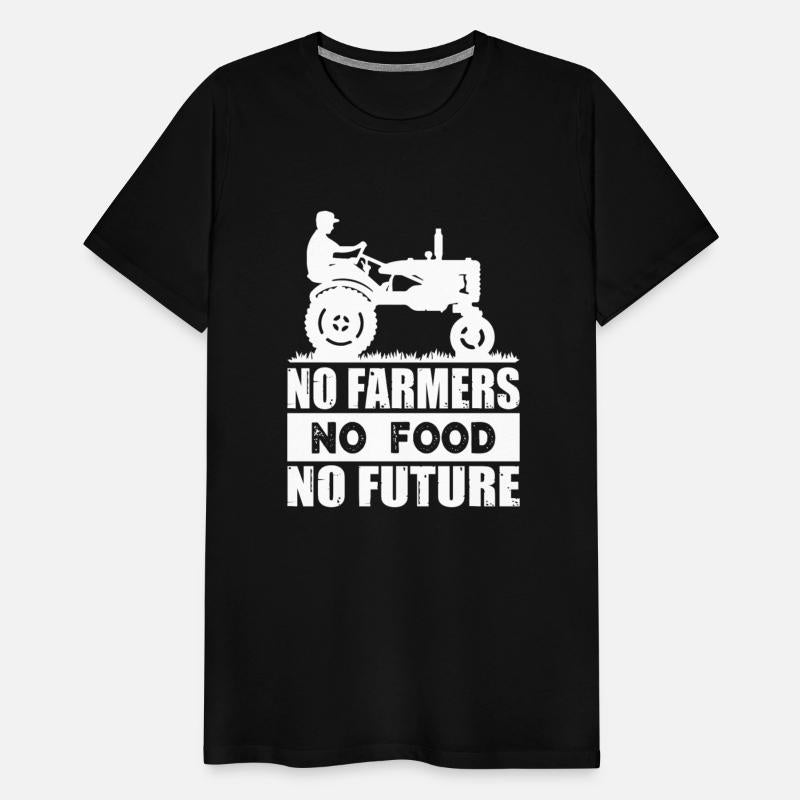 No Farmers No Food No Future Farmer Tractor Demo