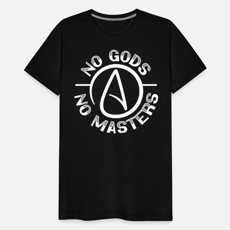 No Gods No Master Anti-Religion Agnostic Atheist