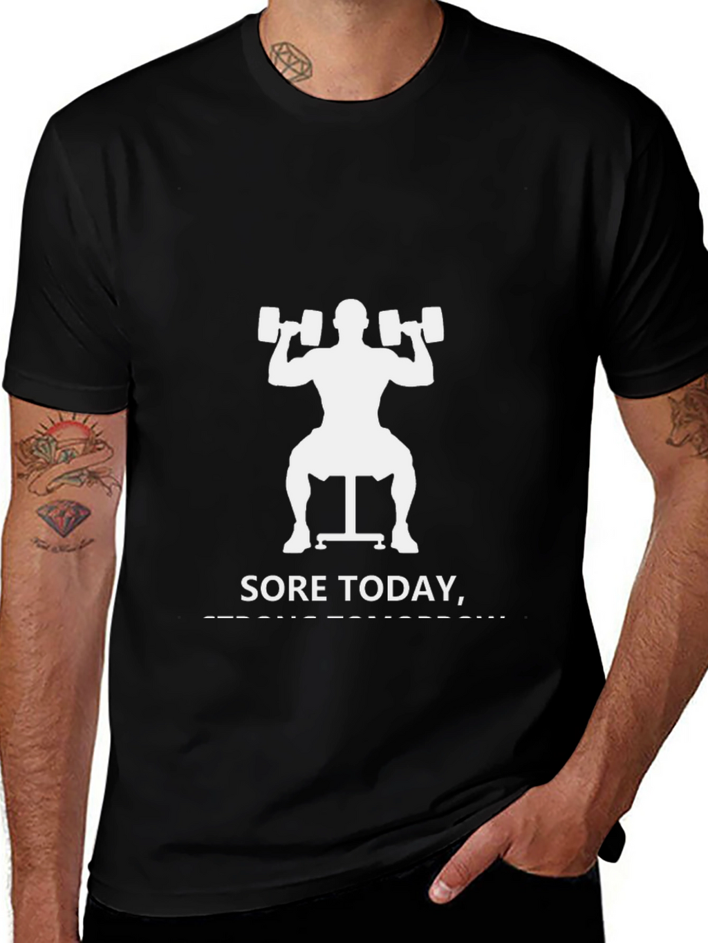 Sore Today T-Shirt - Gym Workout Apparel