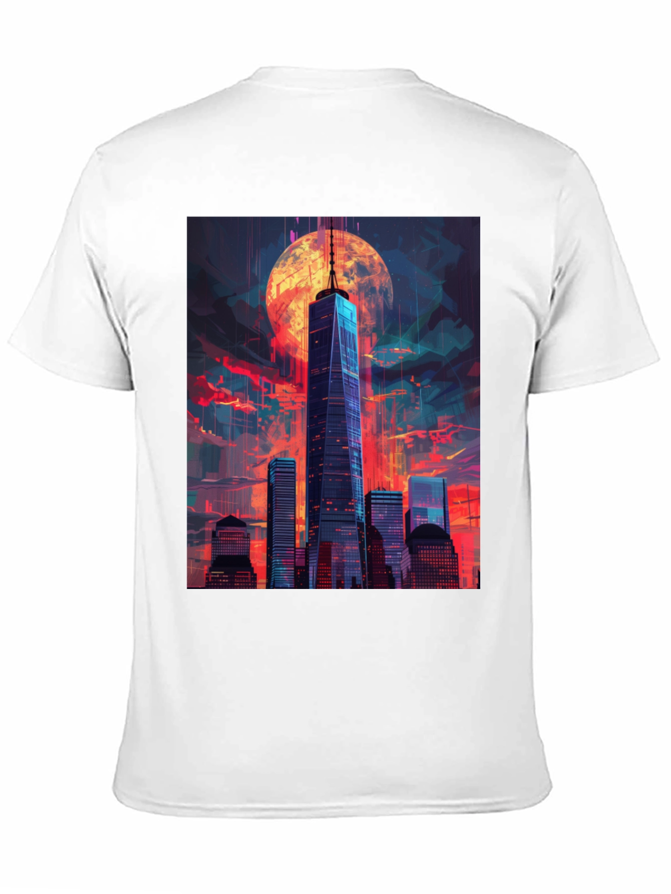 Cityscape Graphic Tee - Unique Urban Design