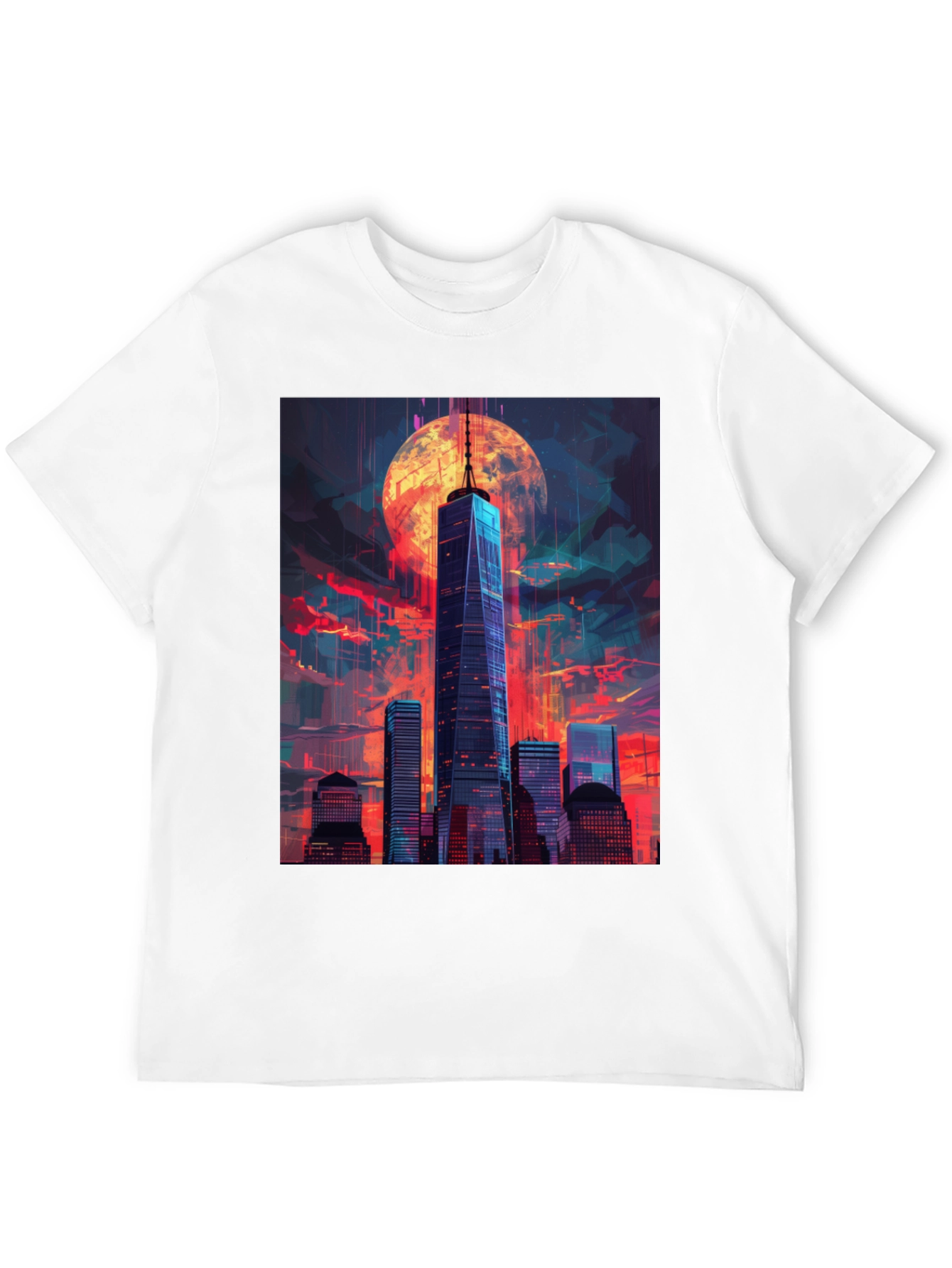Cityscape Graphic Tee - Unique Urban Design