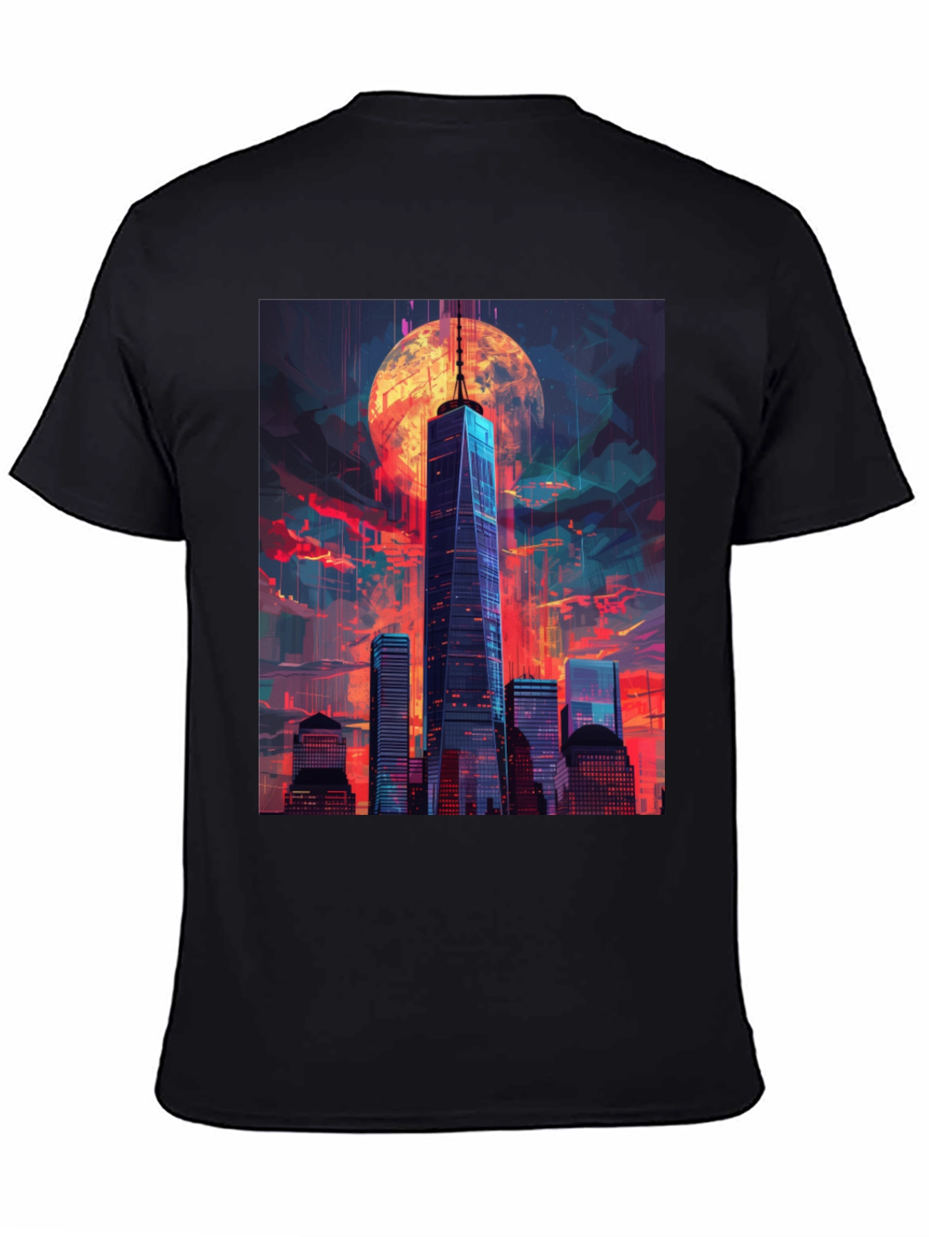 Cityscape Graphic Tee - Unique Urban Design