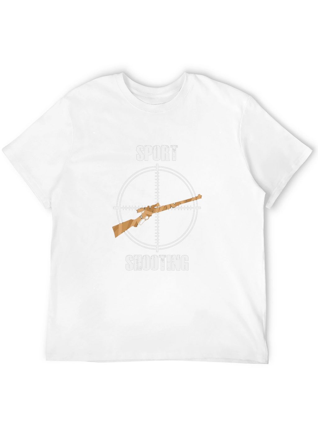Sport Shooting T-Shirt - Hunting Rifle Design