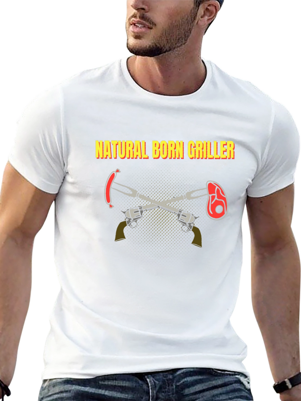 Natural Born Griller Graphic T-Shirt