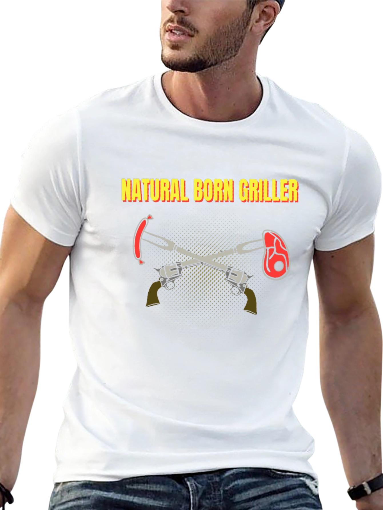 Natural Born Griller Graphic T-Shirt