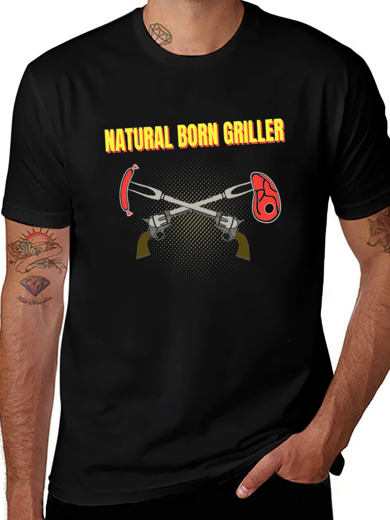 Natural Born Griller Graphic T-Shirt