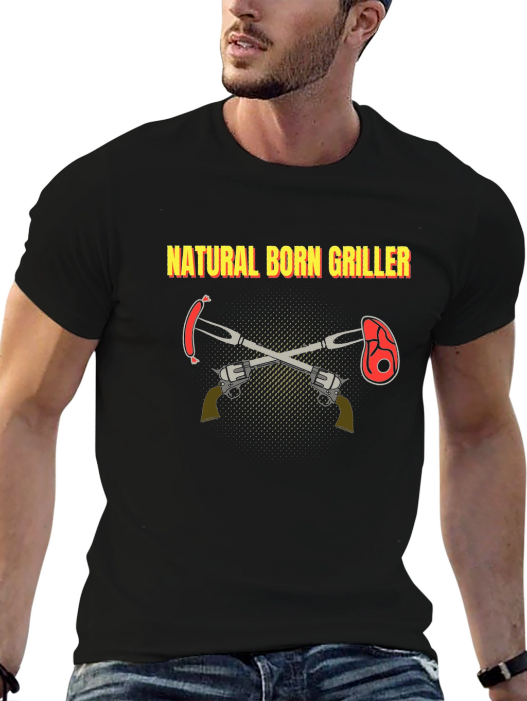 Natural Born Griller Graphic T-Shirt