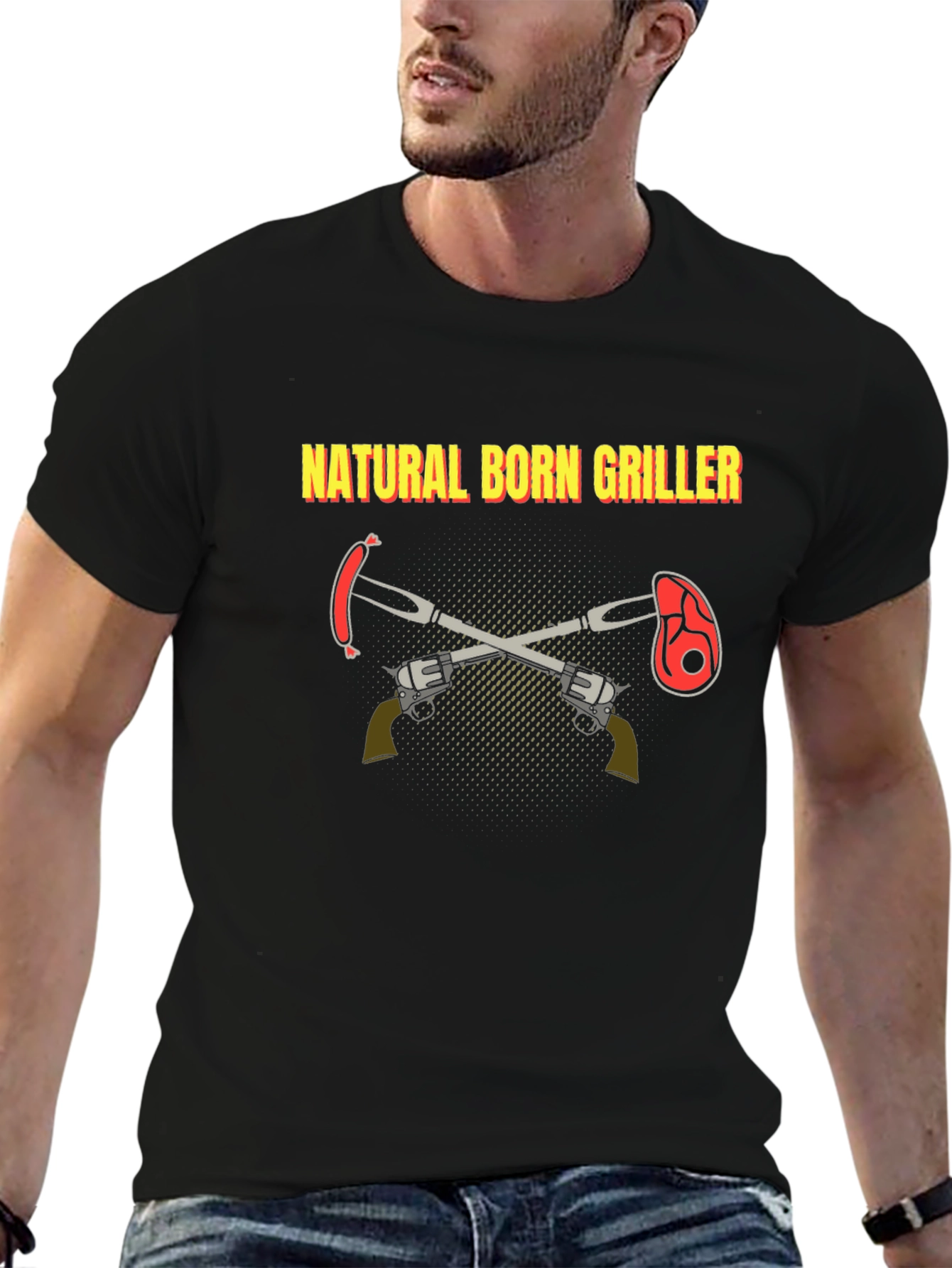 Natural Born Griller Graphic T-Shirt