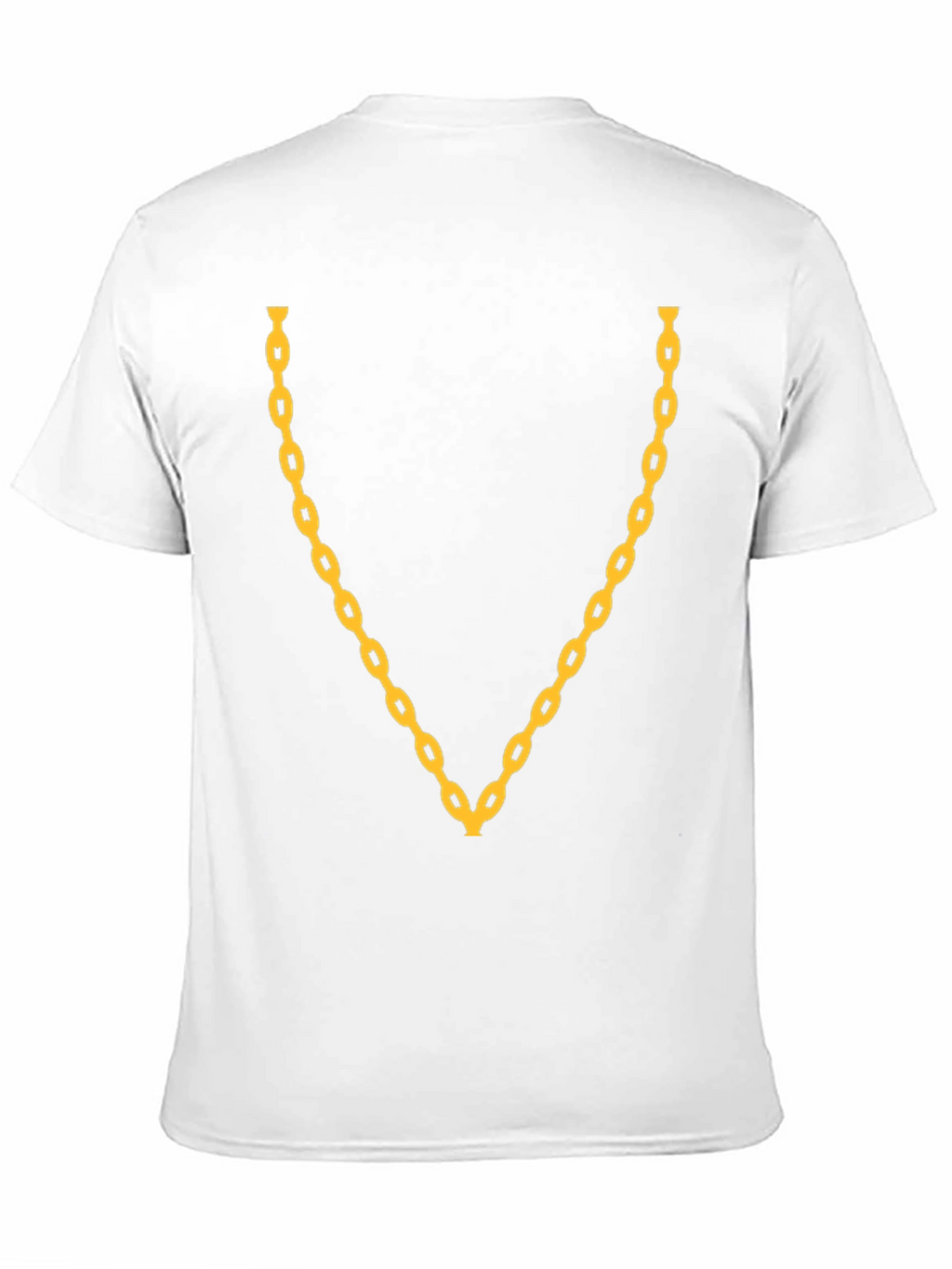 Gold Chain Graphic Black T-Shirt