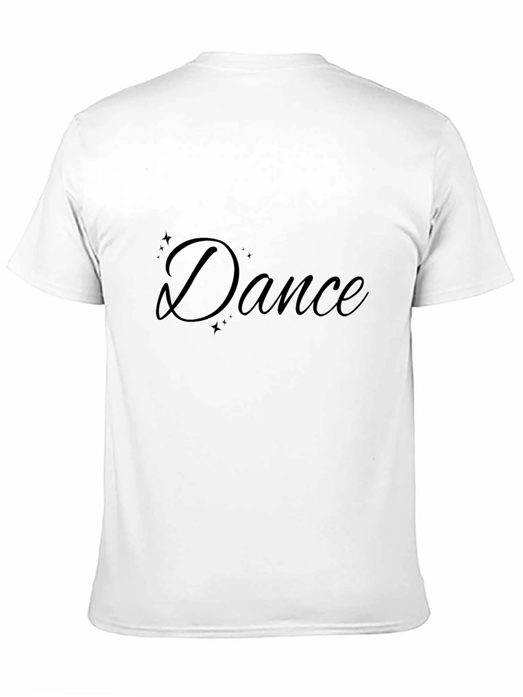 Dance Graphic Black T-Shirt Casual Style