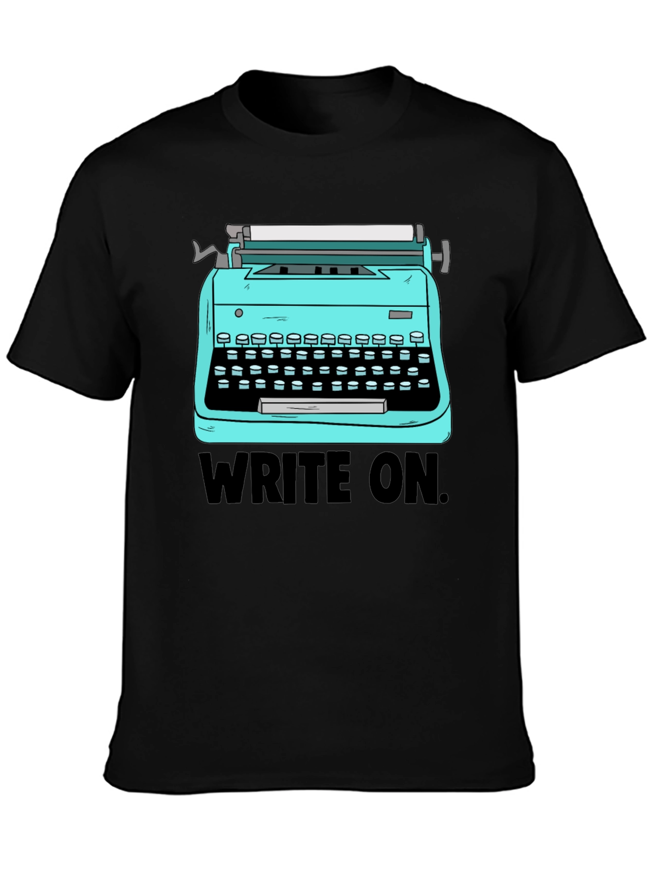 Retro Typewriter Graphic T-Shirt - Write On!