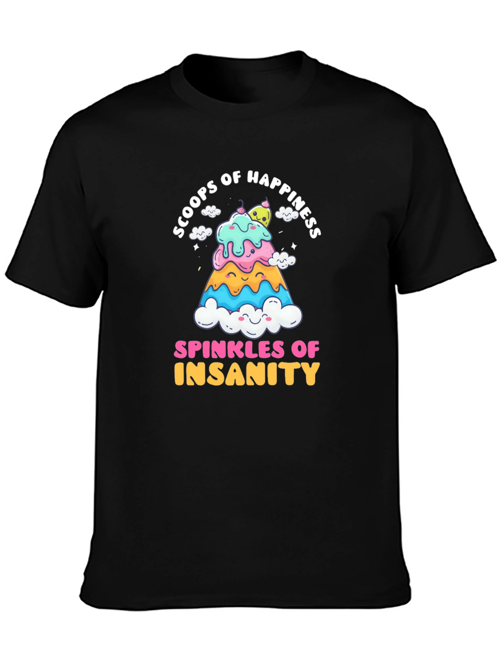 Scoops of Happiness Funny T-Shirt