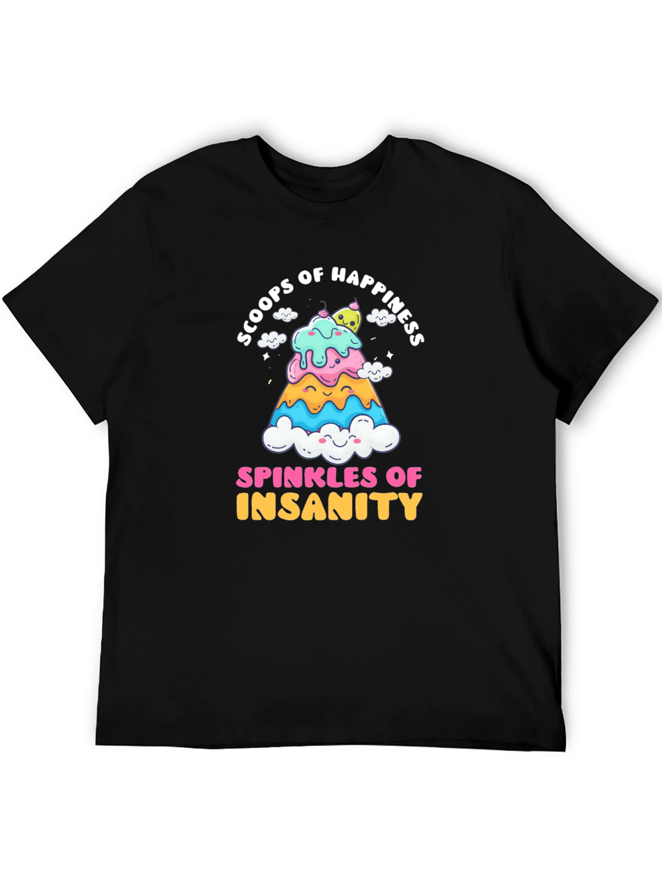 Scoops of Happiness Funny T-Shirt