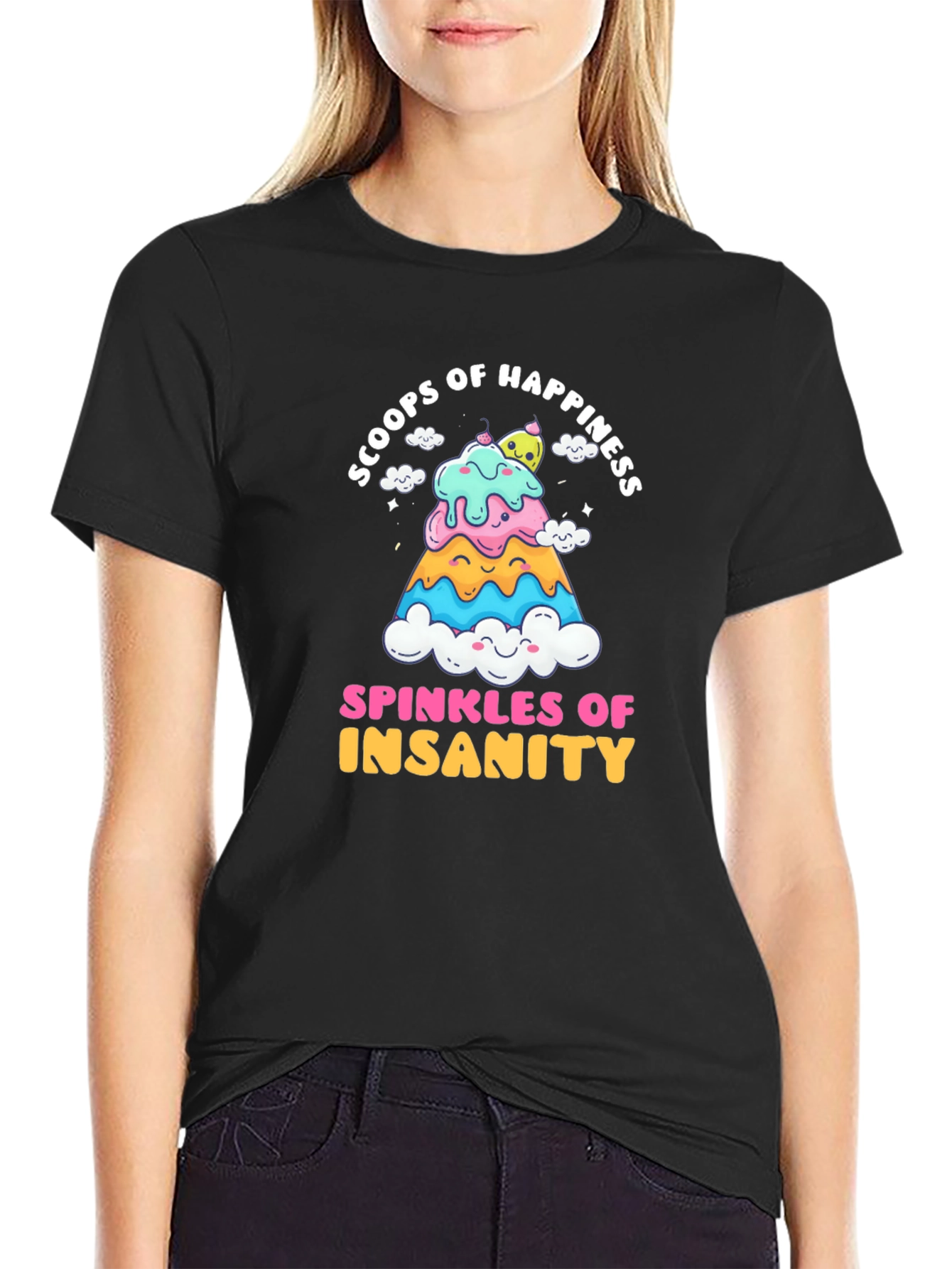 Scoops of Happiness Funny T-Shirt