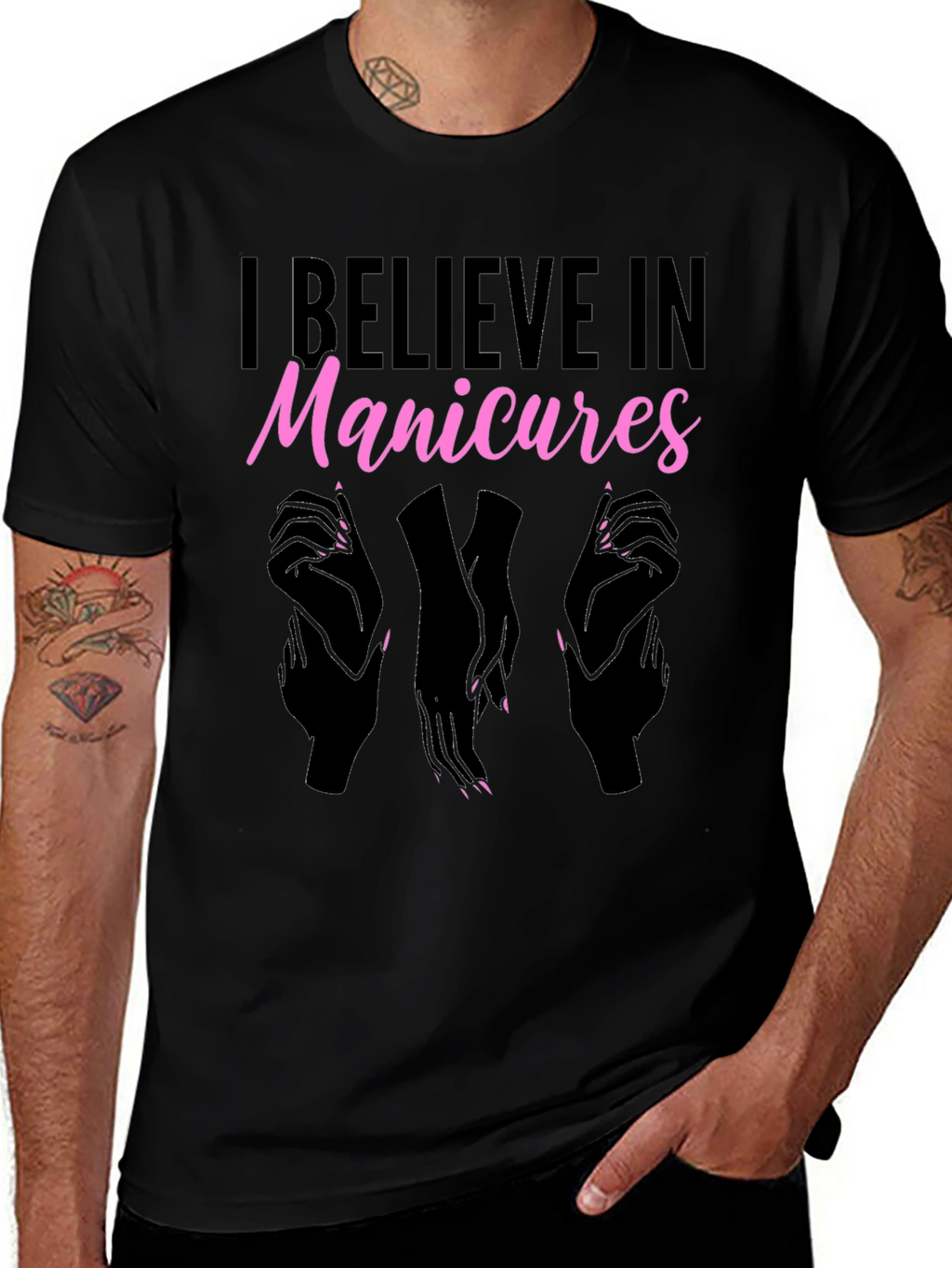 I Believe In Manicures T-Shirt