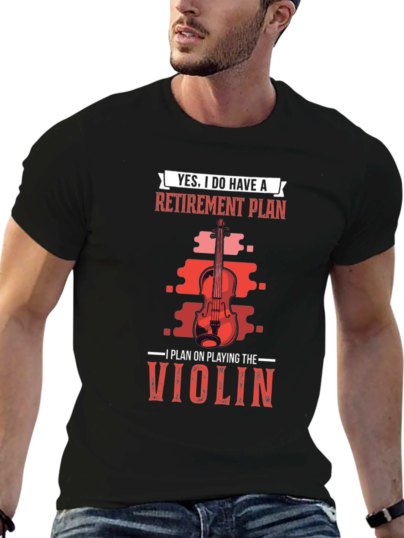 Retirement Plan Violinist T-Shirt