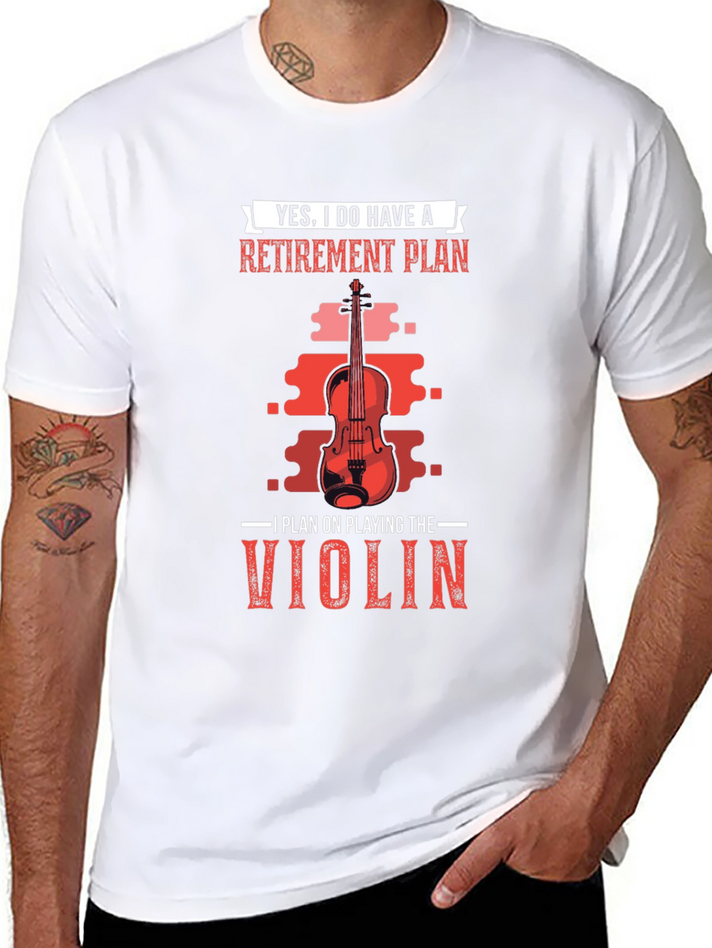 Retirement Plan Violinist T-Shirt
