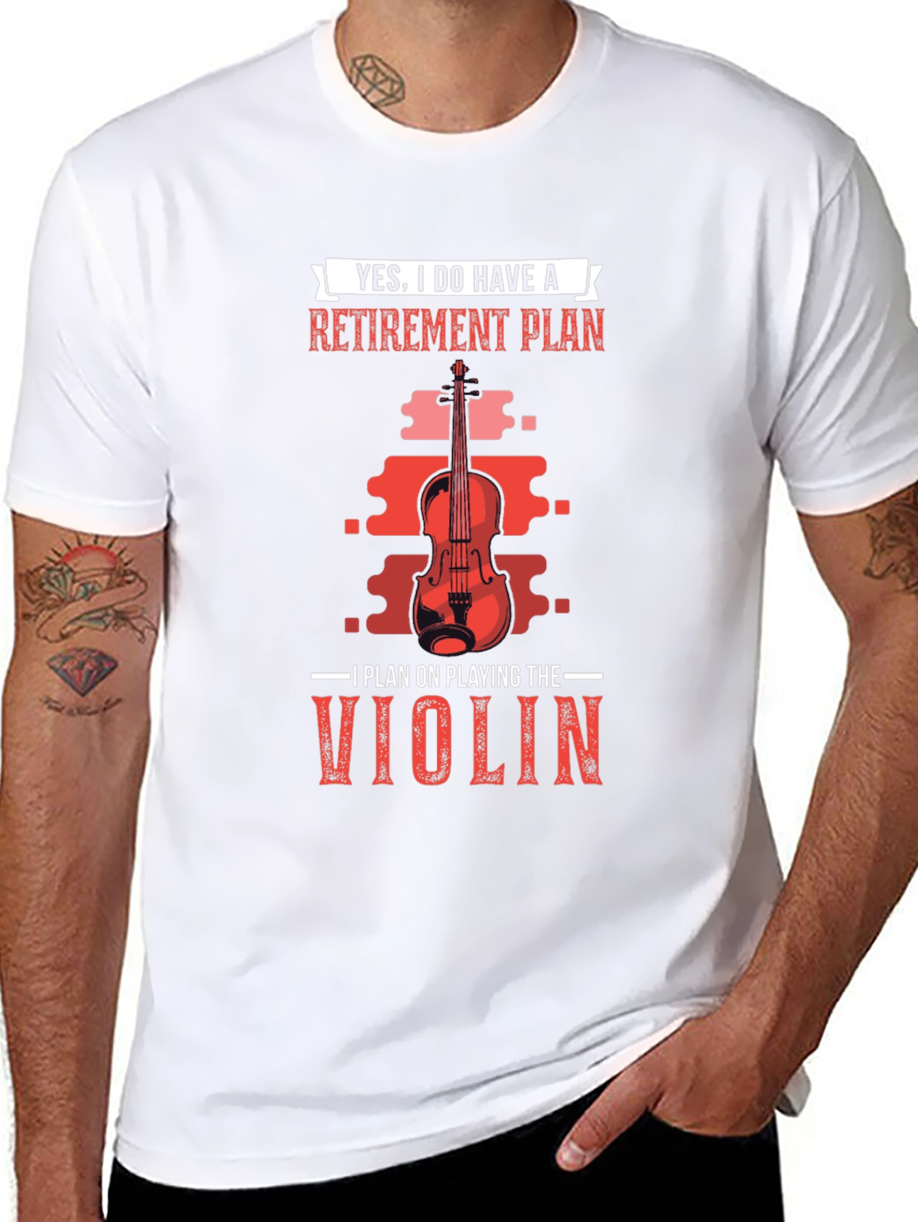 Retirement Plan Violinist T-Shirt