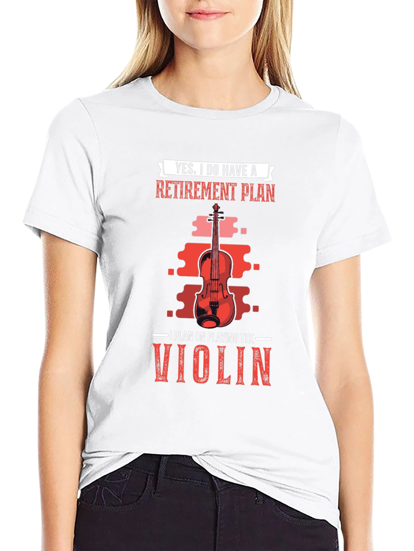 Retirement Plan Violinist T-Shirt