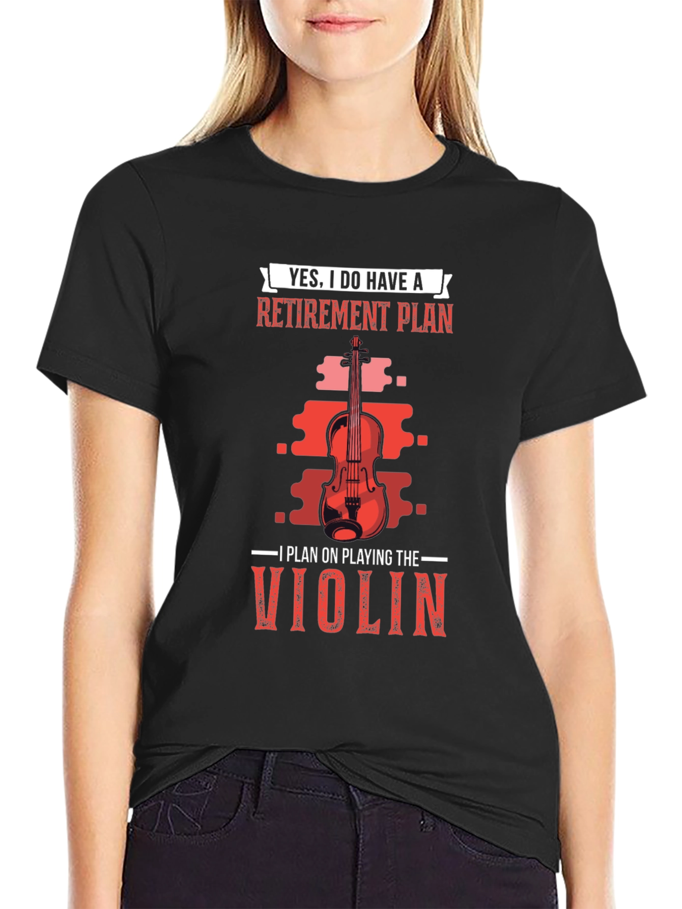 Retirement Plan Violinist T-Shirt
