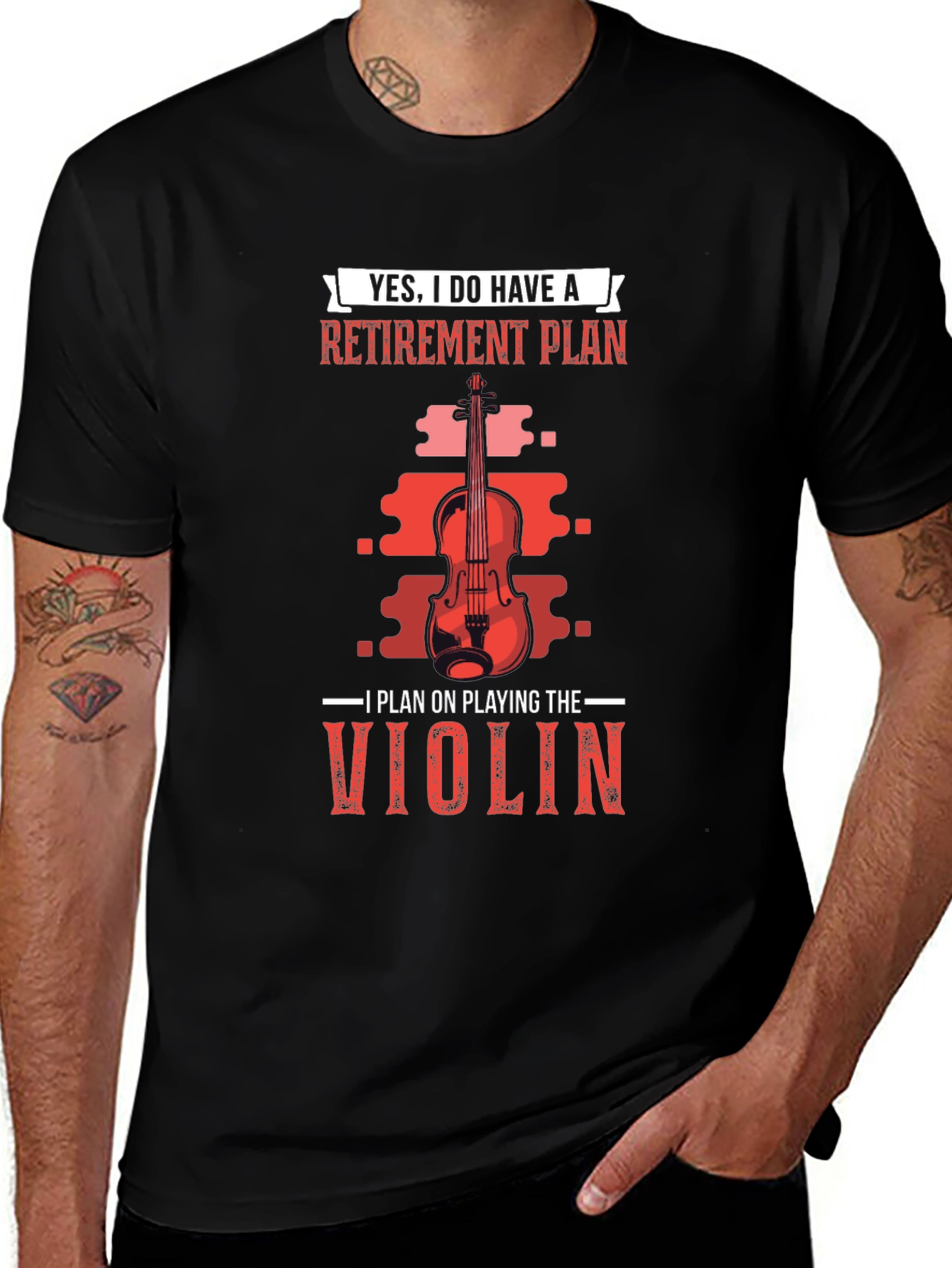 Retirement Plan Violinist T-Shirt