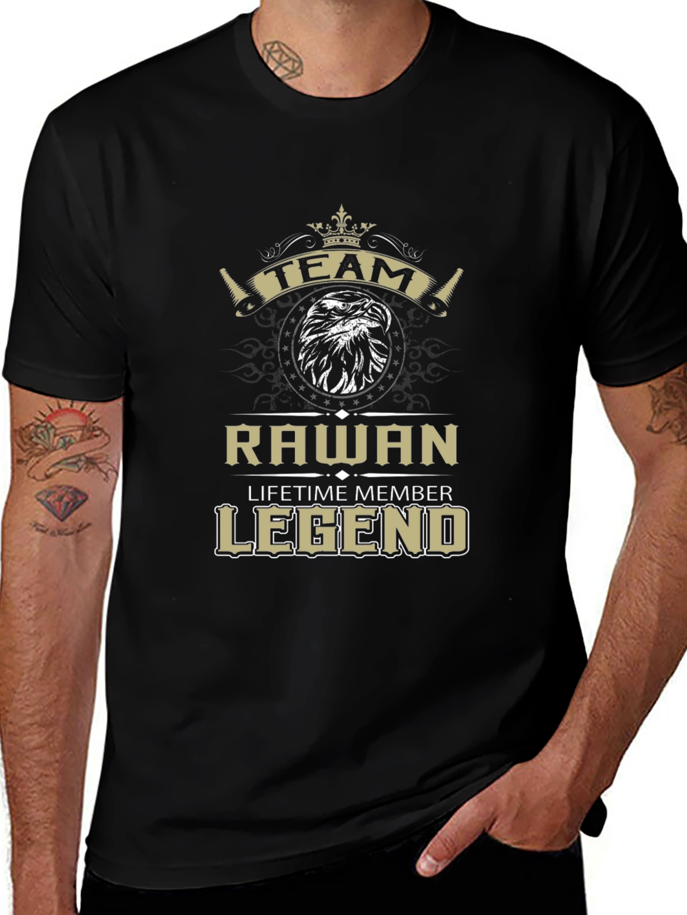 Team Rawan Legend Tee - Lifetime Member Graphic T-Shirt