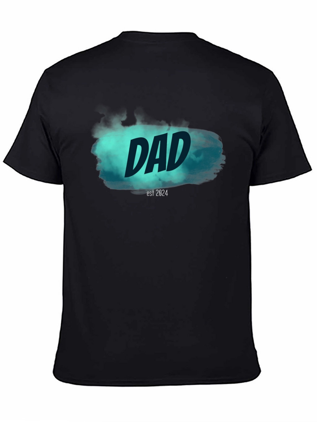 Dad Est. 2024 Black T-Shirt