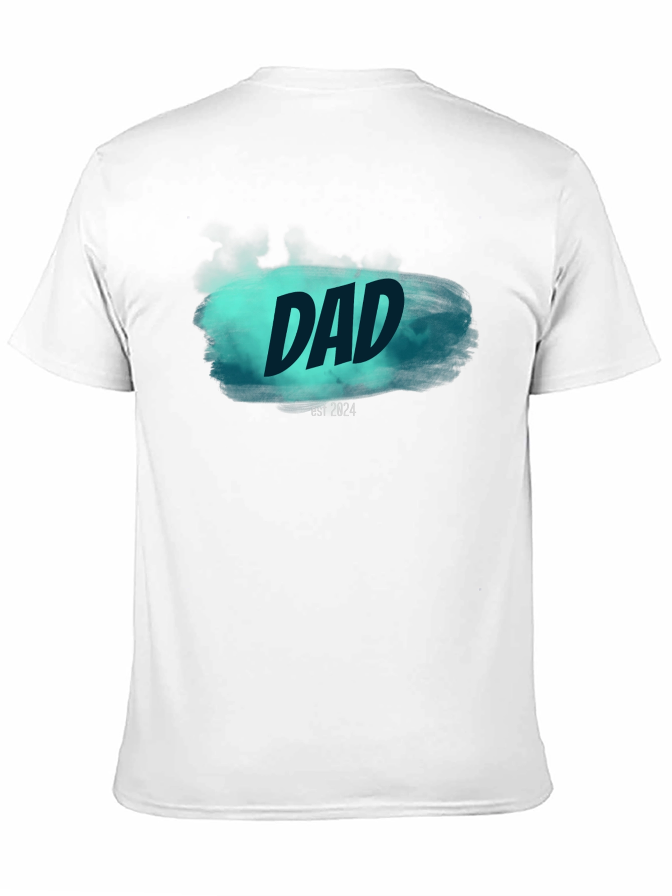 Dad Est. 2024 Black T-Shirt