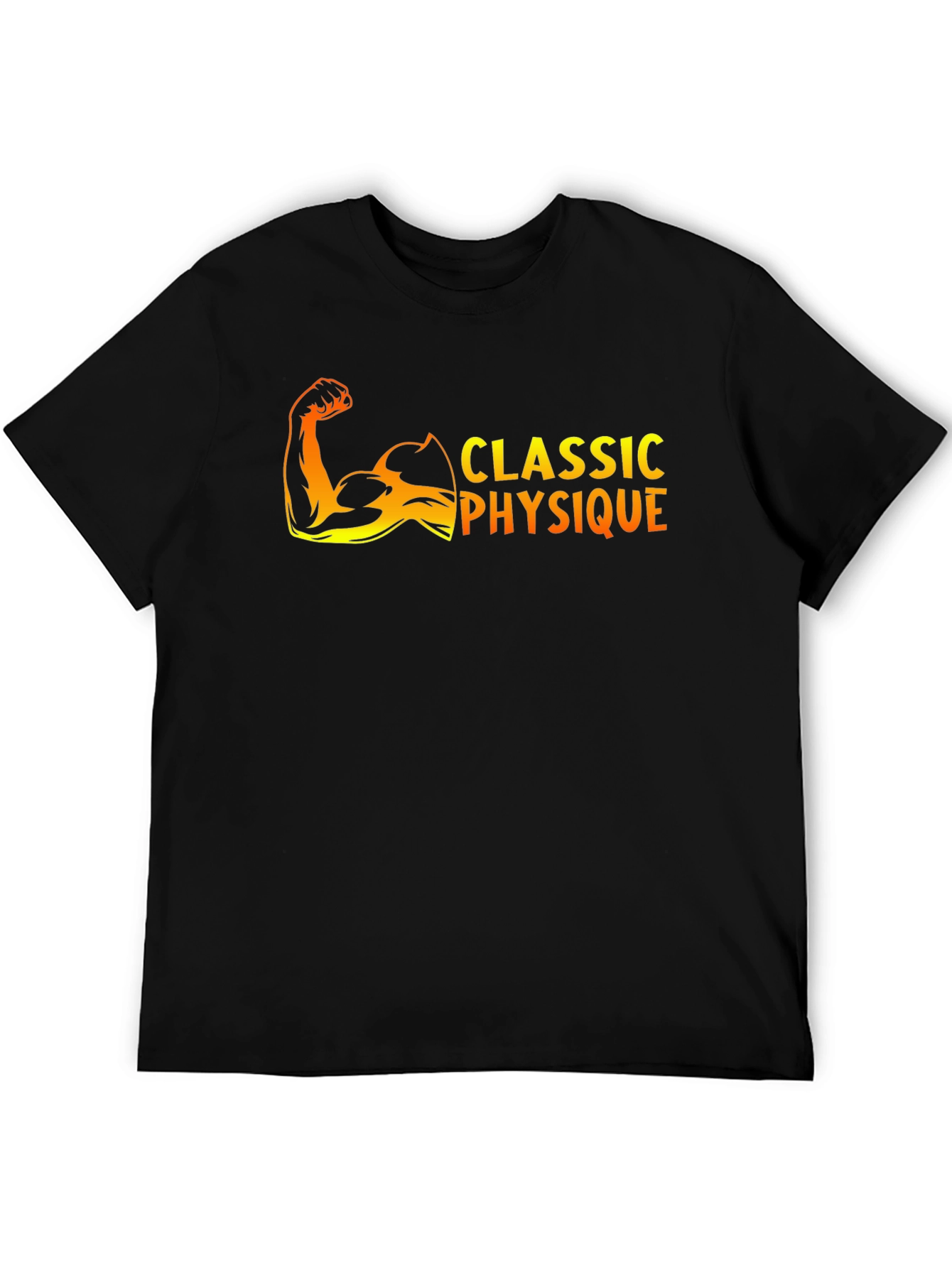 Classic Physique Graphic T-Shirt - Black