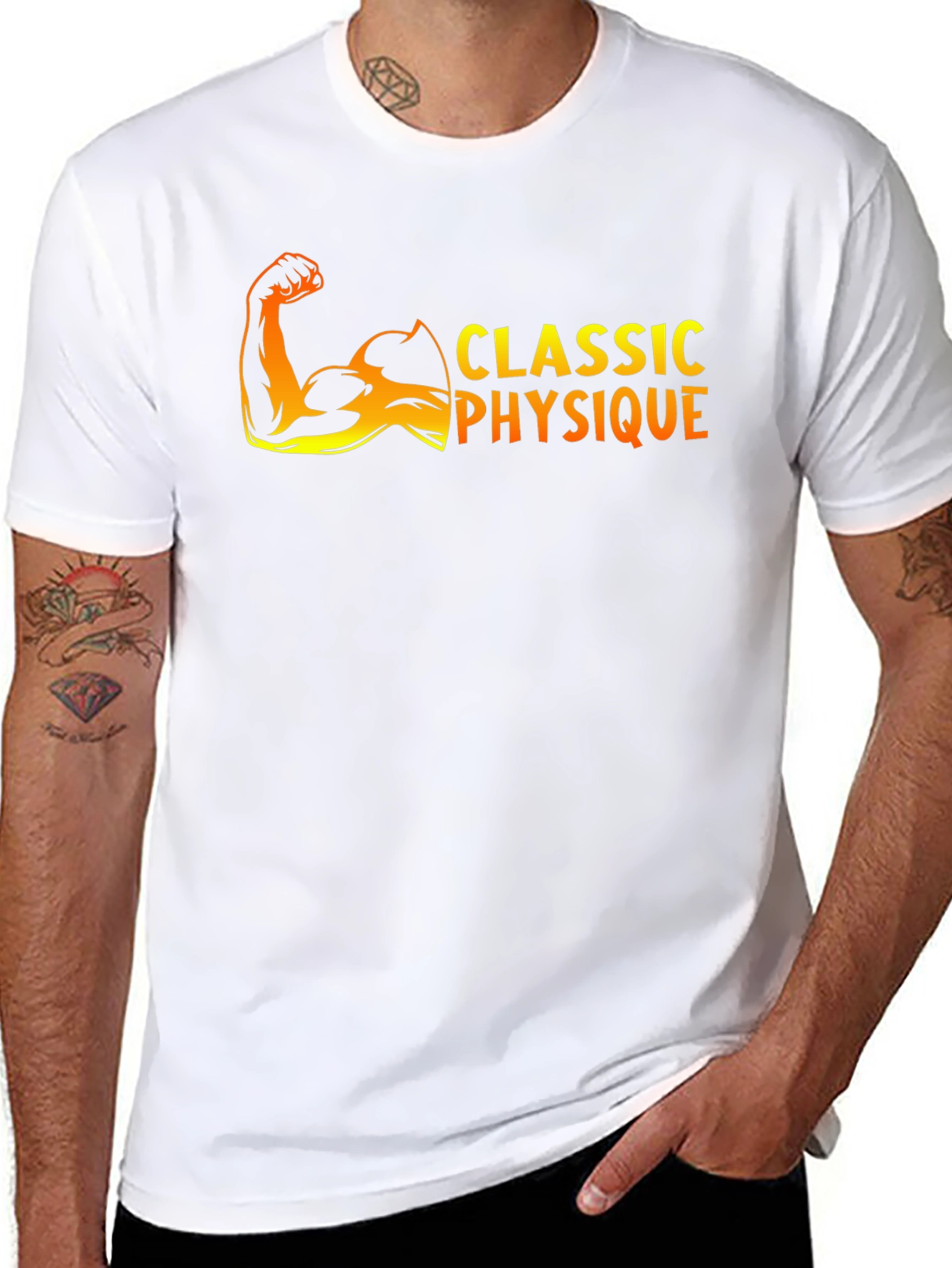 Classic Physique Graphic T-Shirt - Black