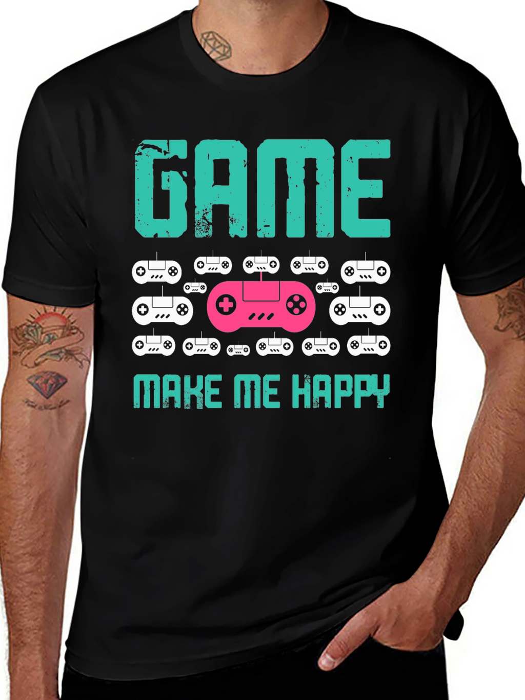 Game Make Me Happy Graphic T-Shirt