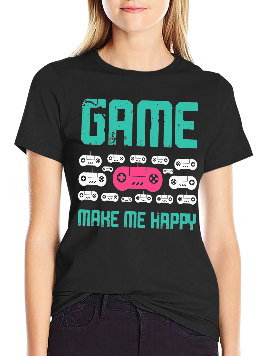 Game Make Me Happy Graphic T-Shirt