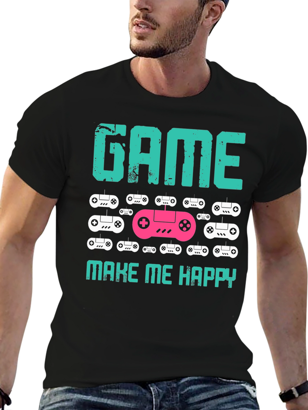 Game Make Me Happy Graphic T-Shirt
