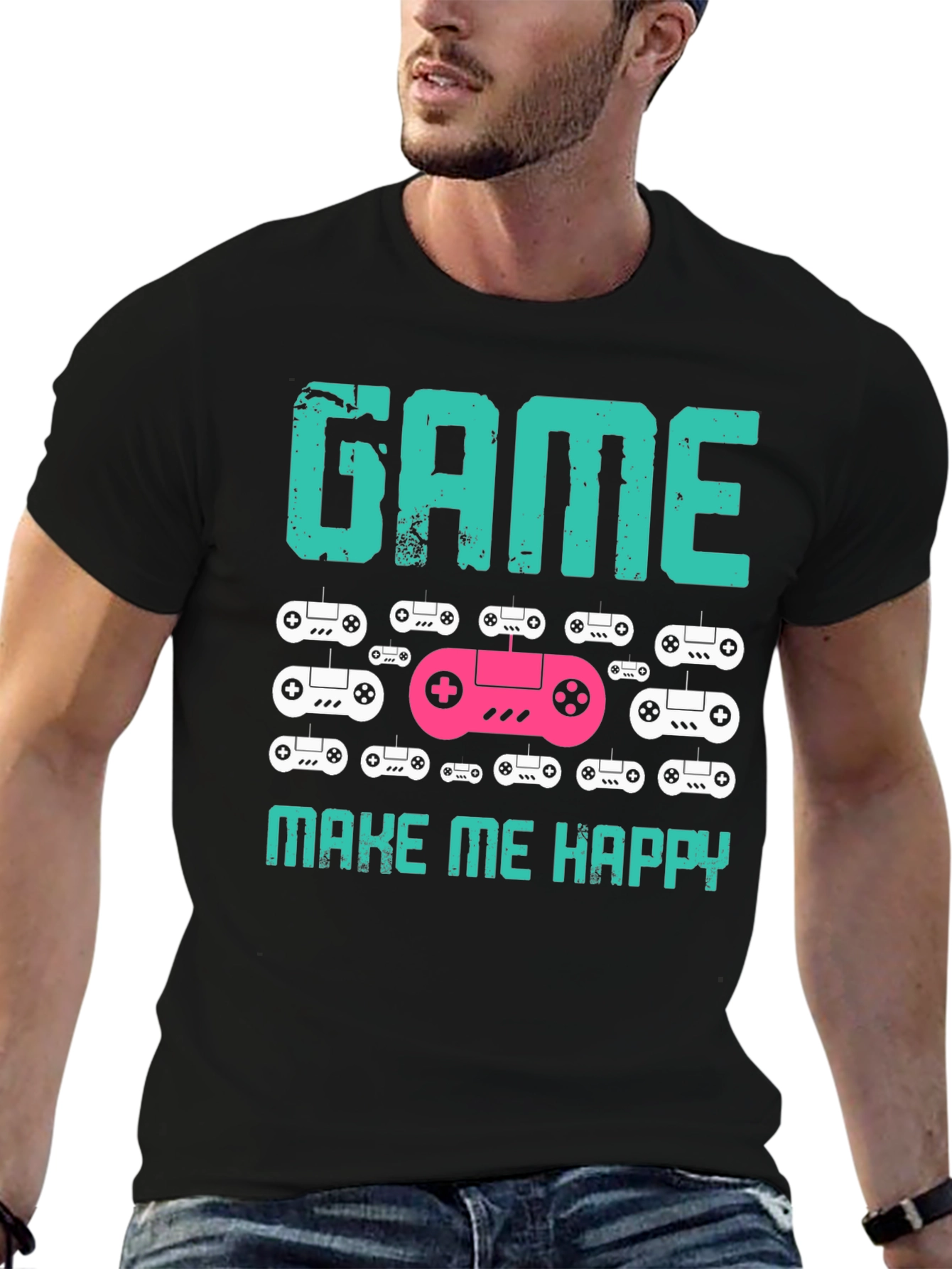 Game Make Me Happy Graphic T-Shirt