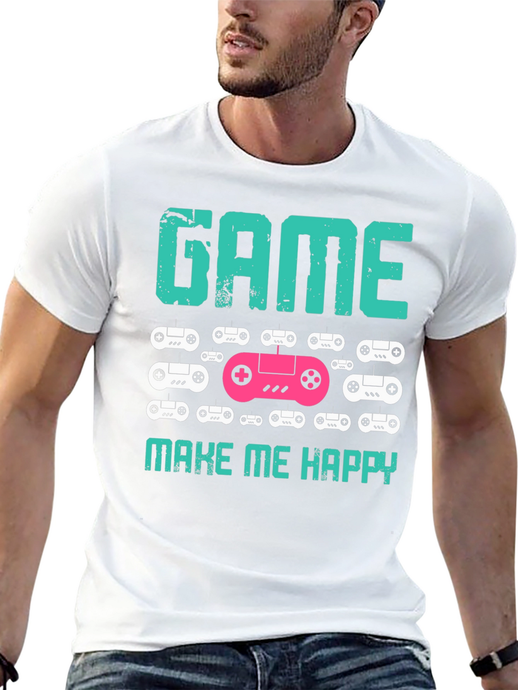 Game Make Me Happy Graphic T-Shirt