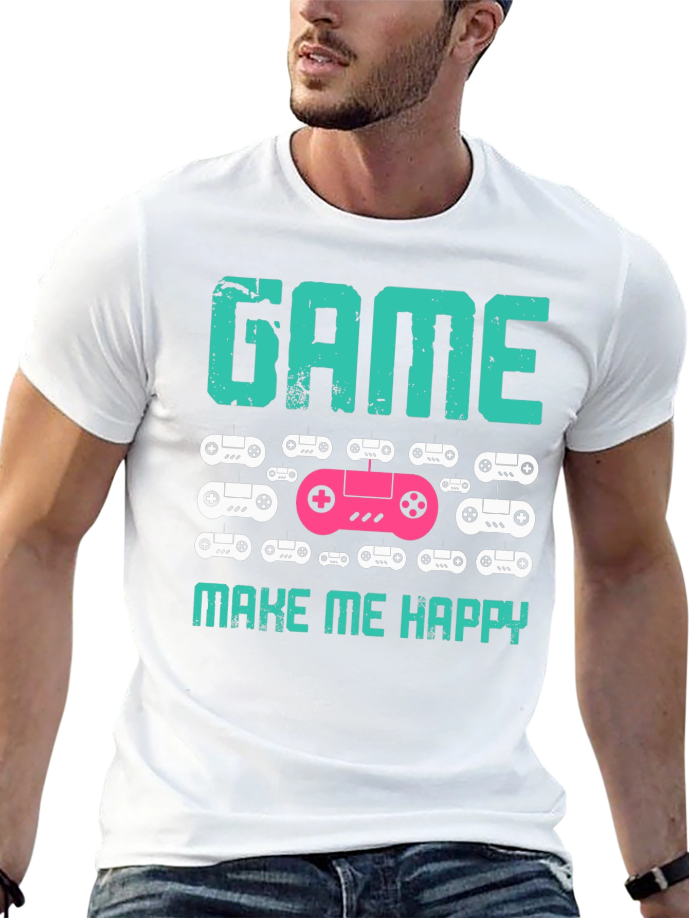 Game Make Me Happy Graphic T-Shirt