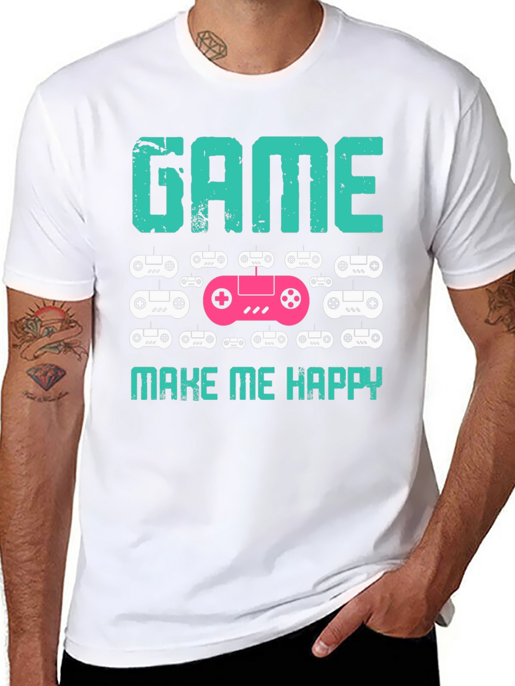 Game Make Me Happy Graphic T-Shirt