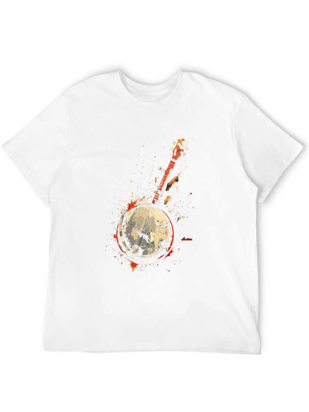 Banjo Graphic Tee - Musical Instrument T-Shirt