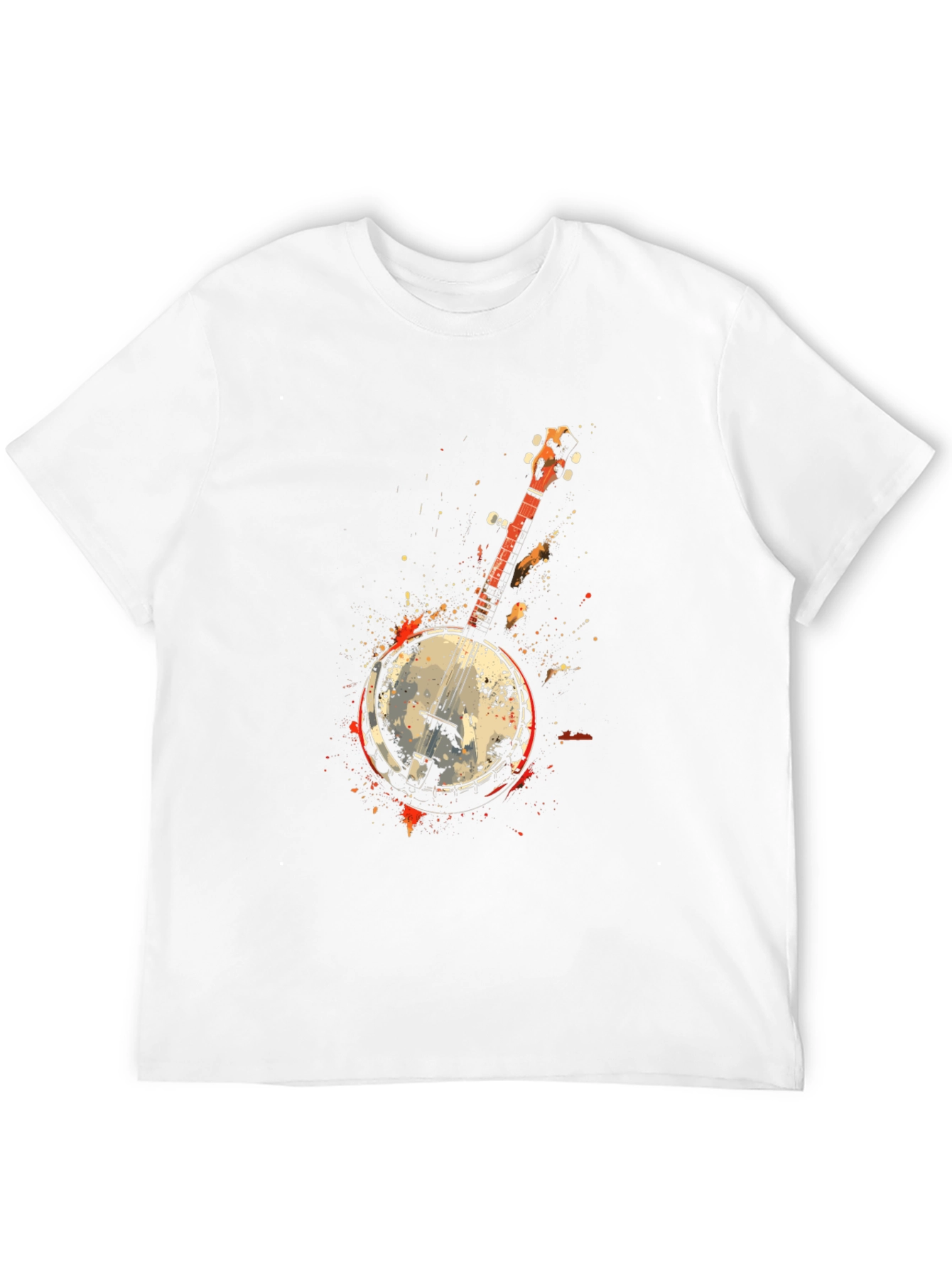 Banjo Graphic Tee - Musical Instrument T-Shirt