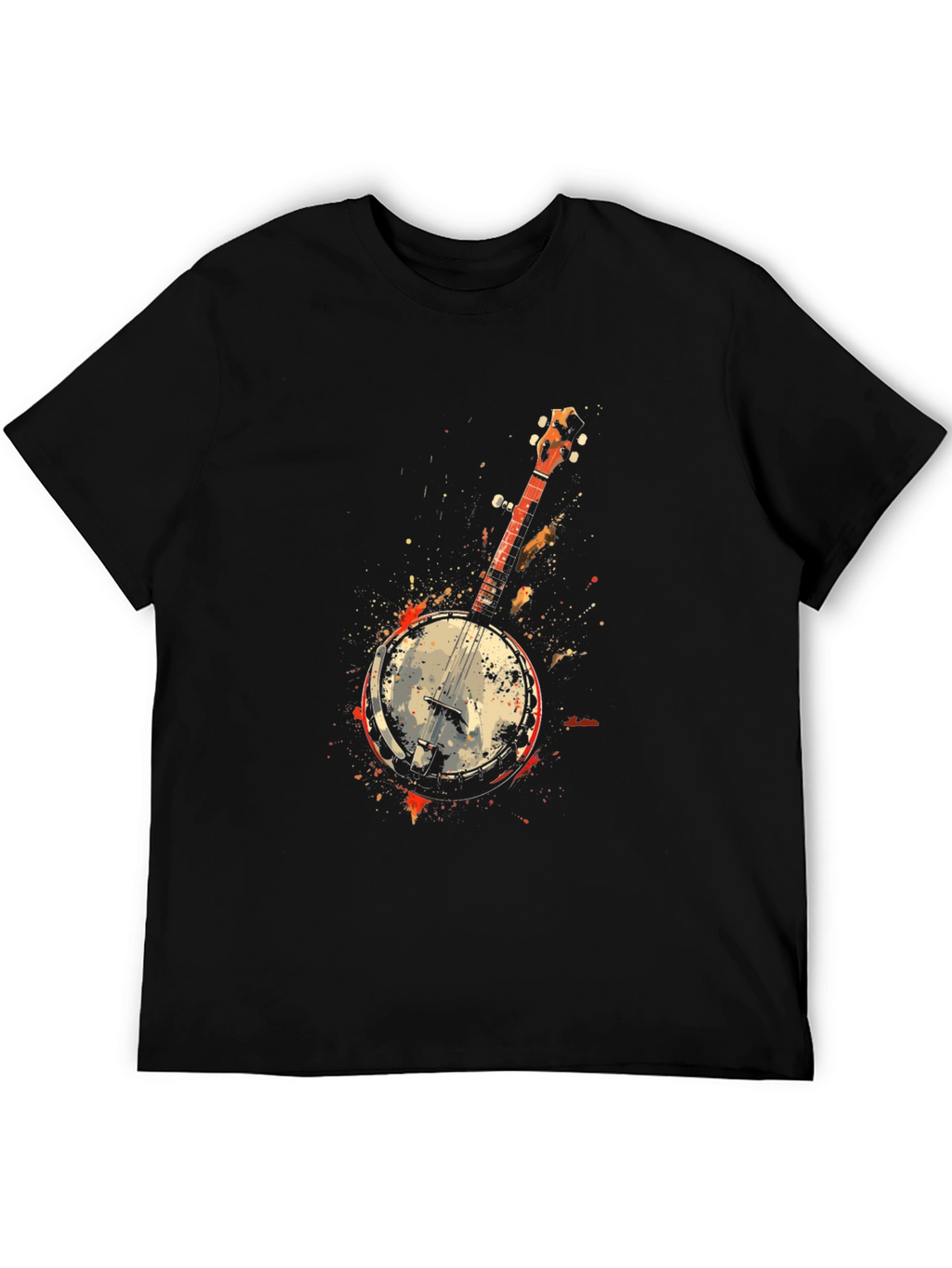 Banjo Graphic Tee - Musical Instrument T-Shirt