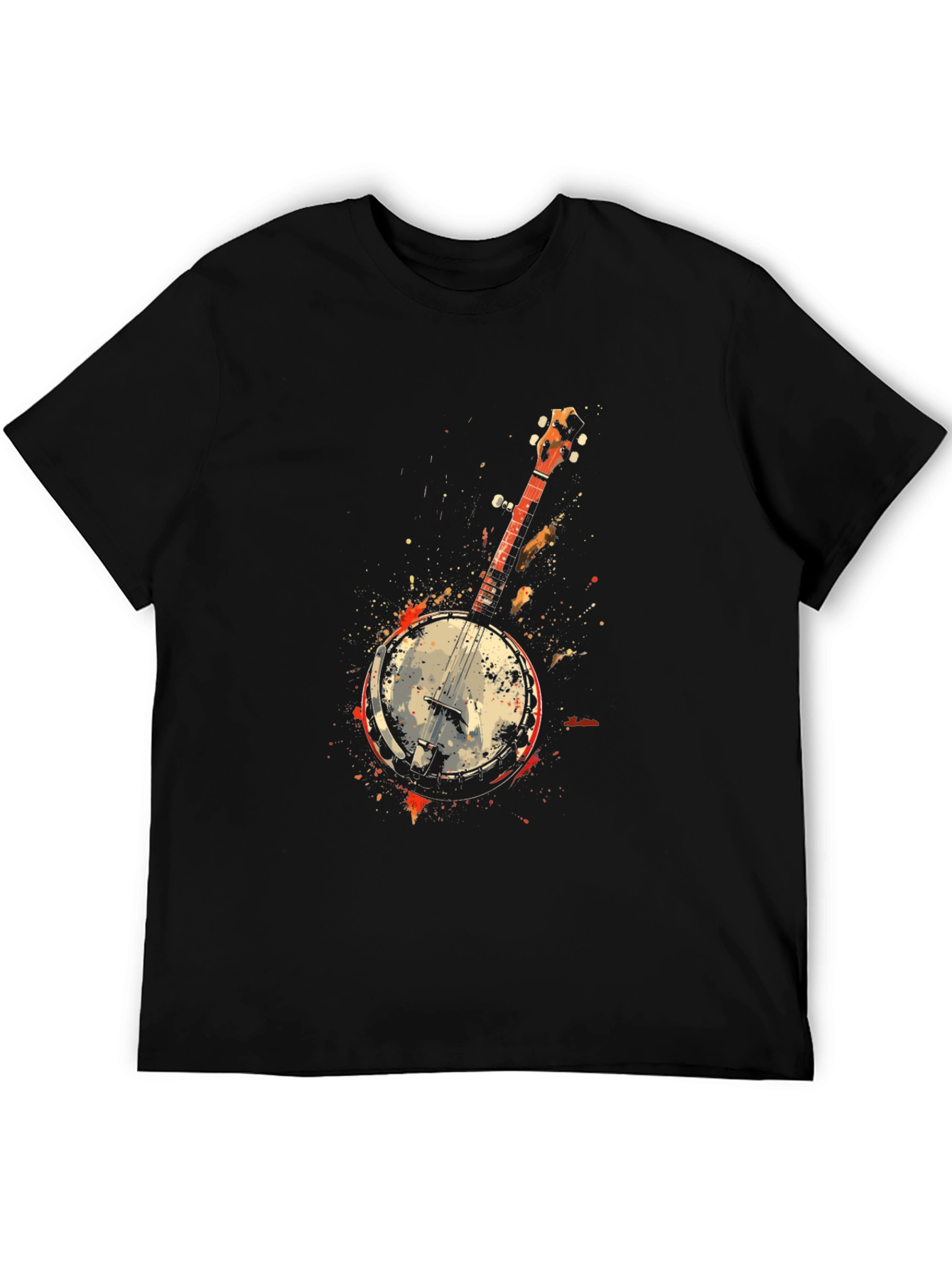Banjo Graphic Tee - Musical Instrument T-Shirt