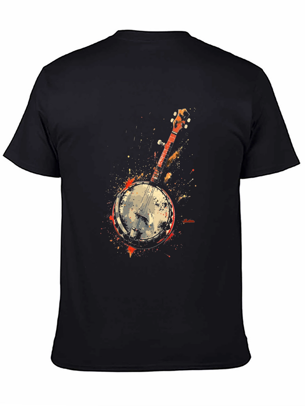 Banjo Graphic Tee - Musical Instrument T-Shirt